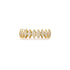 Gold Half Pavé Sparkle Ring